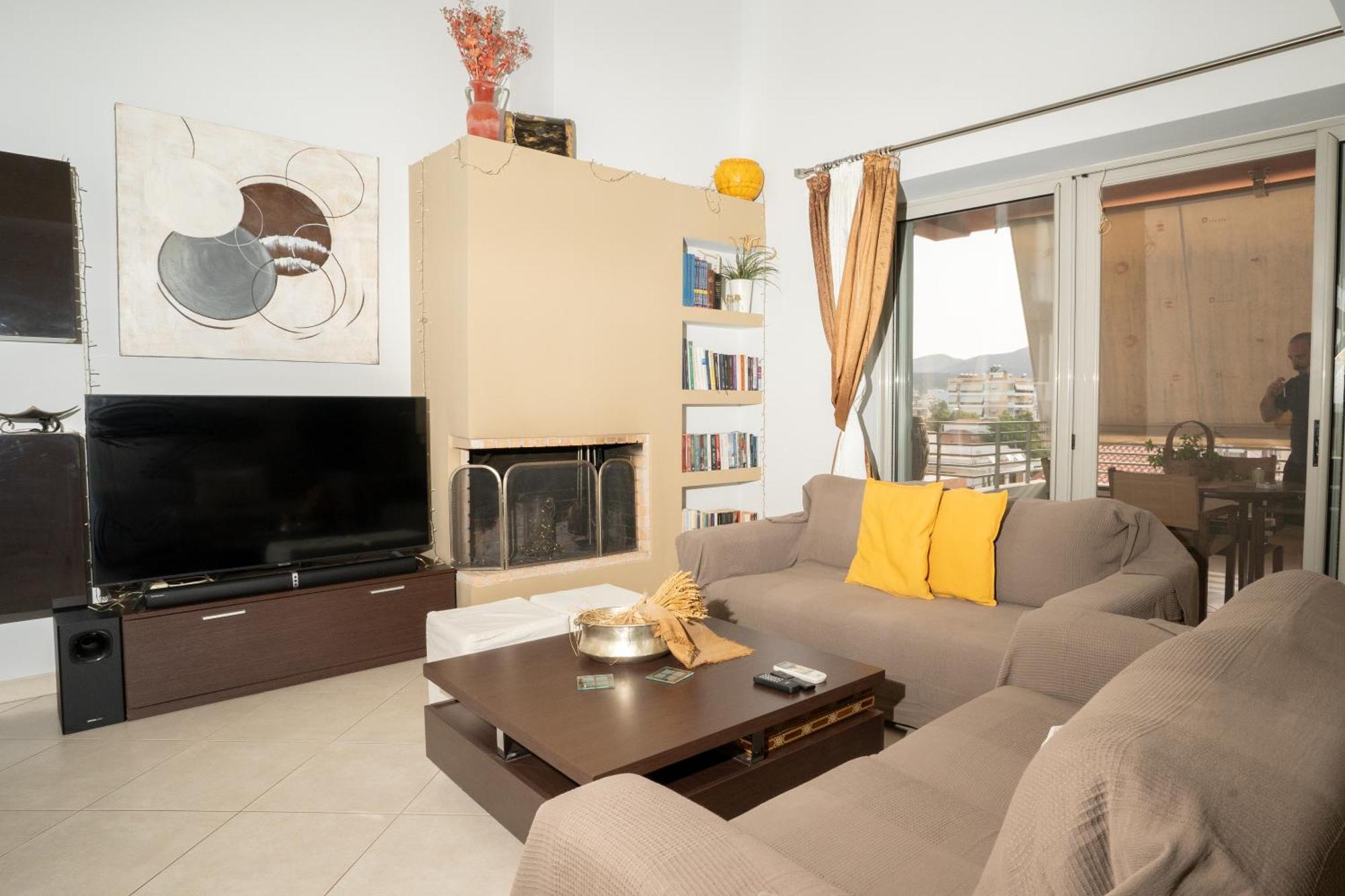 Maria'S Airport Apartment Koropíon Dış mekan fotoğraf